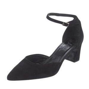 AGL Attilio Giusti Leombruni D'orsay Black Suede Pumps Heels